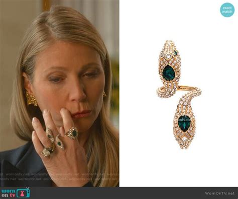 gucci double headed snake ring